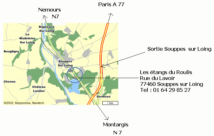 Page d'accueil des tangs du Roulis